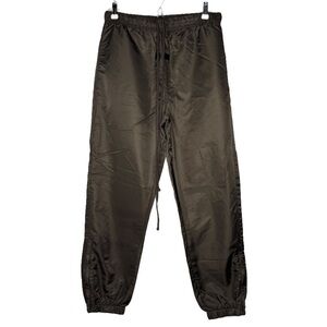 FEAR OF GOD Essentials | Nylon Track Pants | Dark Olive Green | Size S